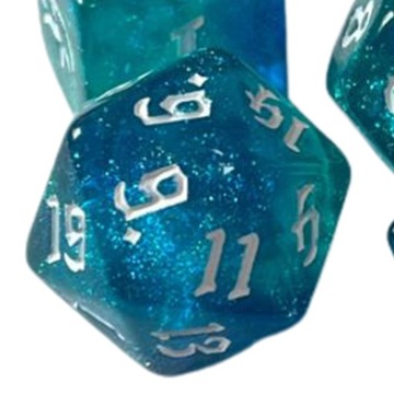 7 шт. многогранные игральные кости развлекательная игрушка D D20 для M