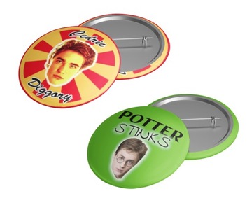 2x Przypinka Harry Potter - Cedric & Harry