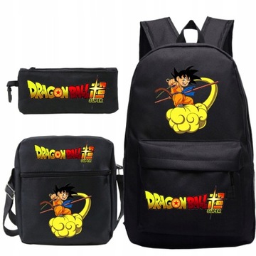 ZESTAW PLECAK TORBA PIÓRNIK DRAGON BALL WZORY