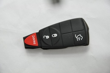 CHRYSLER JEEP DODGE KLÍČEK POUZDRO GUMA TLAČÍTKO