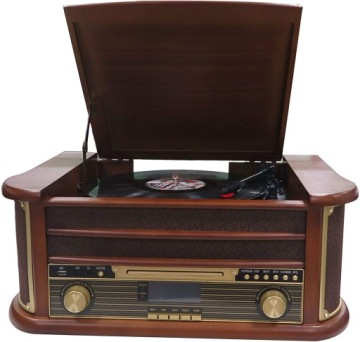 Проигрыватель проигрывателя Denver MRD-51 коричневый