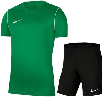 NIKE komplet piłkarski koszulka spodenki 128-137cm