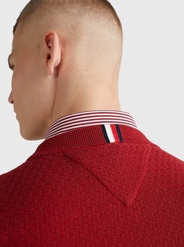 Sweter ze splotem Tommy Hilfiger M