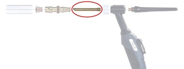 Стандартная гильза TIG QUARTZ SR 17/18/26 1,0 мм