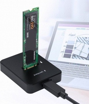 Stacja dokująca Gembird SSD ACC DOCK STATION USBC M.2/DDU3M2 GEMBIRD