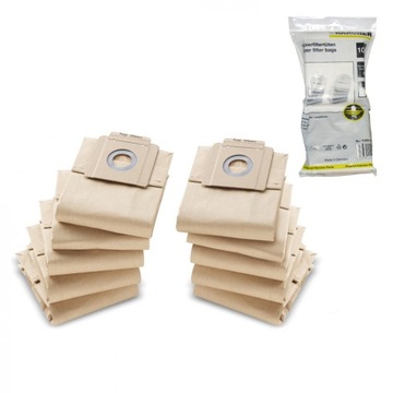 Papierowe worki filtracyjne (10szt.), 6.904-333.0 Karcher