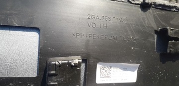 LIŠTA DVEŘE LEVÝ PŘEDNÍ VW T-ROC 2GA 2GA853719A