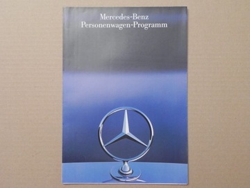 Prospekt - MERCEDES - 190 W124 S SEC W126 SL R107 - 1985 r