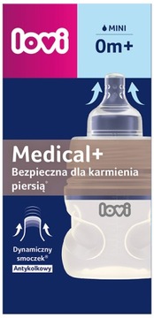 LOVI Duopack детских бутылочек Lovi Medical+ 150 мл с мини-соской 0 мес+