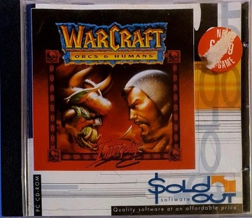 Warcraft Orcs & Humans pudełkowa angielska CD Gra PC Irl