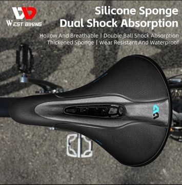 Удобная велосипедная седло с высокой гибкой пеной