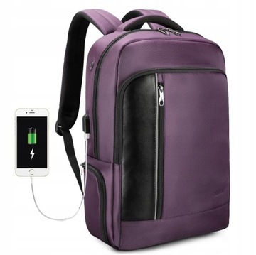 Plecak Tigernu na laptopa 15,6 T-B3668 z USB RFID