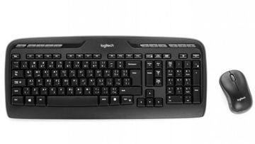 Комплект клавиатуры и мыши Logitech MK330 Wireless Desktop (k330 + m185)