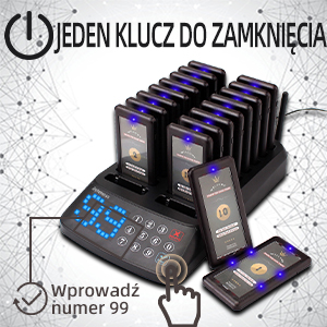 Беспроводная пейджинговая система Retekess T115, пейджер с 18 зуммерами, 500 м