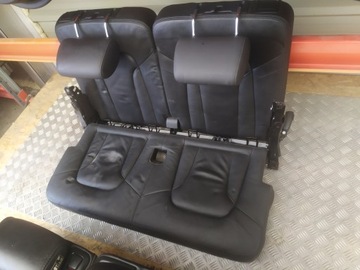 AUDI Q7 4L KOMPLET SEDADLA 7 OSOBNÍ KŮŽE S LINE POHOVKA BOKY