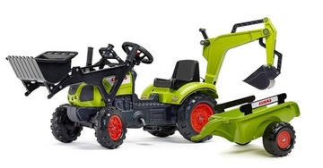 Трактор FALK с прицепом CLAAS Arion Экскаватор-ковш + зарядное устройство от 2 лет