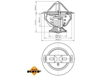 TERMOSTAT KIA PICANTO I 1.1 CEED 1.6 2.0 PRO MAGENTIS II