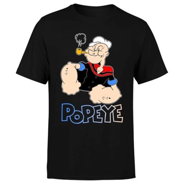 Koszulka męska z nadrukiem MARYNARZ POPEYE PAPAJ SZPINAK 4XL