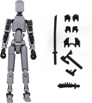 Wieloprzegubowy Ruchomy Robot Drukowany Manekin 3D Toyslucky 13