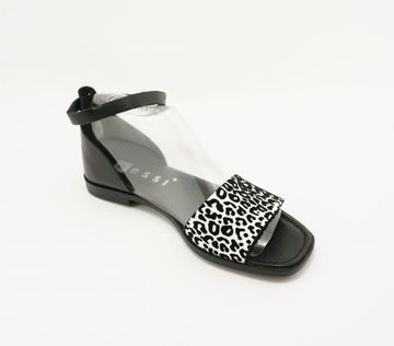 Сандалии Nessi 21065 черный белый Размер 36