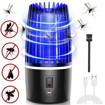 LAMPA OWADOBÓJCZA LAMPA NA KOMARY MUCHY MESZKI ĆMY MOLE OSY OWADY 2 w 1