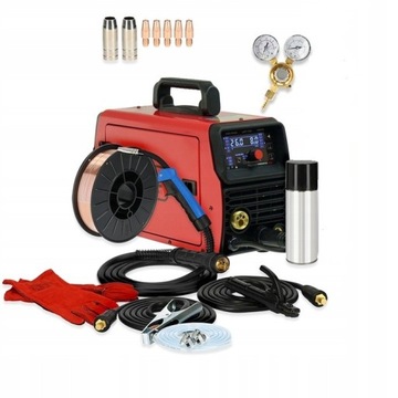 SPAWARKA MIGOMAT SYNERGIA MIG MMA TIG LIFT 230V 200A IDEAL 202 LED ZESTAW