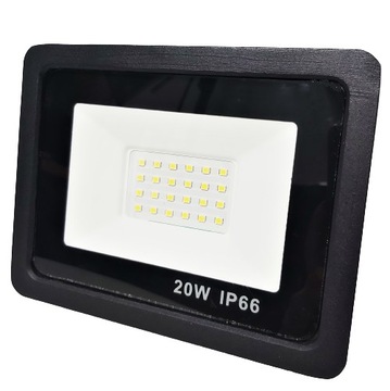 HALOGEN NAŚWIETLACZ LED LAMPA 20W REFLEKTOR ZEWN.