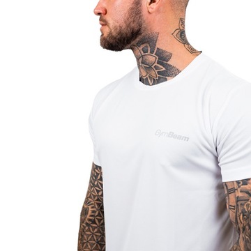 Мужская футболка для тренировок, белая TRN - GymBeam XL