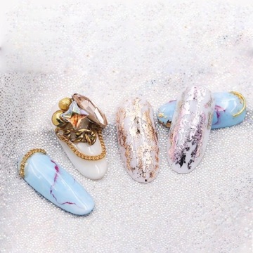 Трансферная фольга с рисунком 10-8, голографическое украшение ногтей