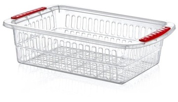 Pojemnik kosz na owoce 5l organizer z uchwytami 35,3 x 24,1 cm 0612