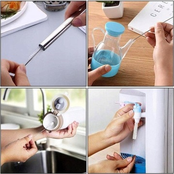 НАБОР ЩЕТКИ, ПРОВОДКИ ДЛЯ ЧИСТКИ АВТОМОБИЛЯ, ЭФФЕКТИВНОЙ МАШИНЫ, НОНКИ ТРУБКИ, 10 ШТ.