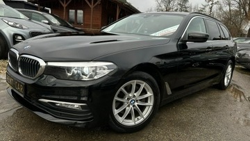 BMW Seria 5 G30-G31 Touring 520d 190KM 2018 BMW 520 190PS OPŁACONY Bezwypadkowy Automat, zdjęcie 3
