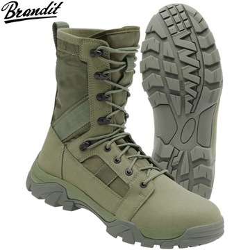 BUTY WOJSKOWE TAKTYCZNE BRANDIT DEFENSE OBUWIE OCHRONA SECURITY OLIVE 44