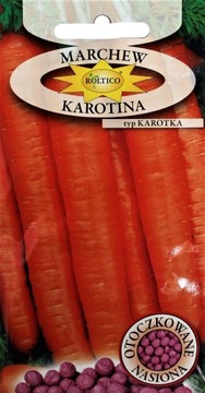 Marchew Karotina typ Karotka nasiona otoczkowane ok. 400 sztuk