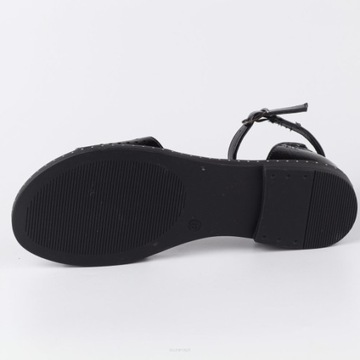 Czarne sandały damskie M.DASZYŃSKI 2060-16 r40