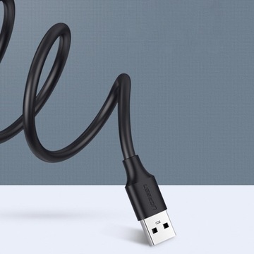 КАБЕЛЬ UЗЕЛЕНЫЙ, ДЛИННЫЙ ШНУР, ПРОЧНЫЙ УДЛИНИТЕЛЬ USB-USB, 5 М, ПЕРЕДАЧА ДАННЫХ, 2 шт.