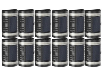 12x Lampka Solarna Tarasowa LED Czujnik Dzień/Noc