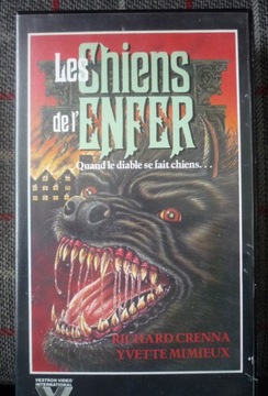 LES CHIENS DEL ENFER , DEVIL DOG , horror , VHS