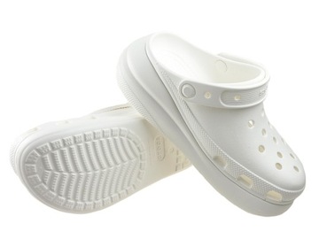 Klapki Crocs Crush Platform 207521 white 38/39