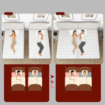 ŁĄCZNIK DO MATERACA PAS ŁĄCZENIE ŁÓŻEK W JEDNO DUŻE 10M*50MM DO HOTELU,DOMU