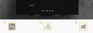 KERNAU Набор бытовой техники KBO0946SKB + KGH4346B + KCH0250B Black Line 45 см Бытовая техника