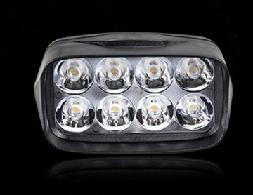 ГАЛОГЕННАЯ ФАРА 8x LED МОТОЦИКЛ MOTOR QUAD