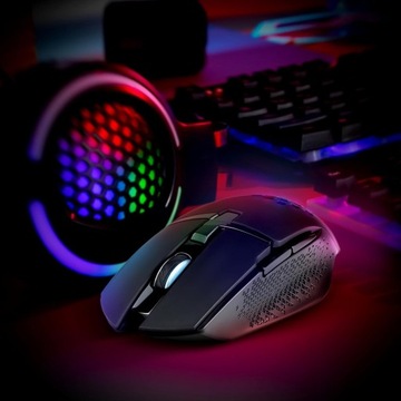 Mysz Myszka Bezprzewodowa Gamingowa Myszka dla Graczy i Biura LED