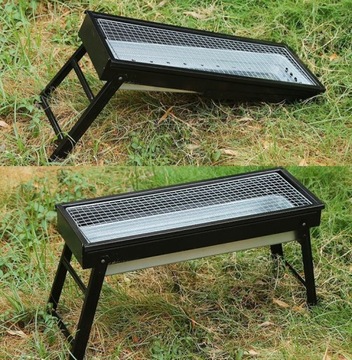 Elitehoff складной переносной угольный гриль 60x22x32