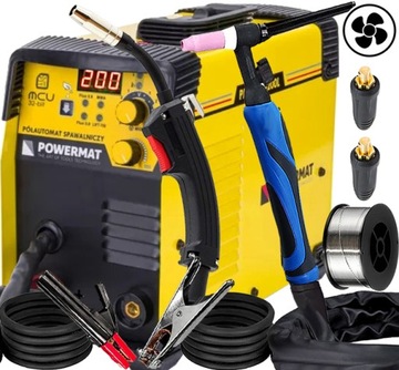 SPAWARKA PÓŁAUTOMAT POWERMAT 200L 3W1 TIG MMA IGBT