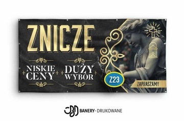 Baner Reklamowy 2mx1m Znicze Wkłady - REKLAMA Z23