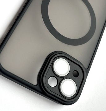 ЧЕХОЛ ДЛЯ IPHONE 13 ЧЕРНЫЙ ЧЕХОЛ ДЛЯ MAGSAFE MATTE ARMOR ЗАЩИТА КАМЕРЫ