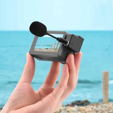 Для DJI Osmo Action Osmo Pocket 3,5 мм мини-микрофон Аудиоадаптер для