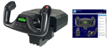 Джойстик системы Logitech PRO FLIGHT Yoke System (ярмо + дроссельная заслонка)