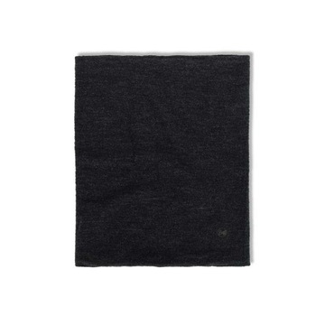 Шарф из мериносового флиса желтовато-коричневой окраски ЧЕРНЫЙ